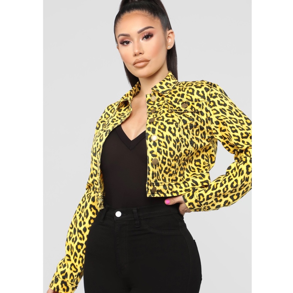 Fierce Moves Leopard Print Jacket SOLD OUT ON SITE